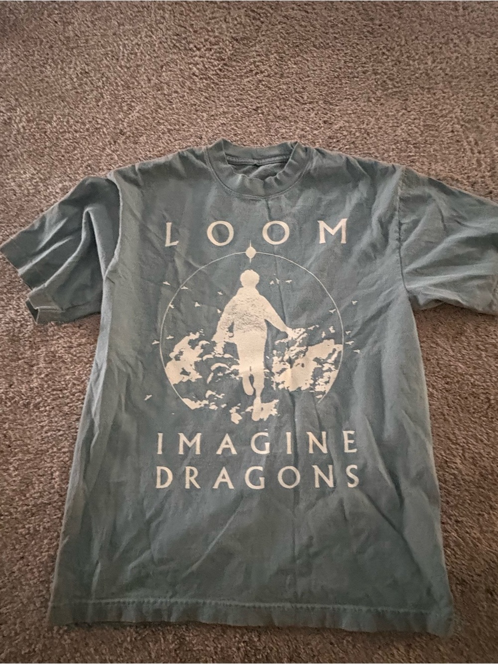 Imagine Dragons "Loom" Graphic Tee - Teal Blue